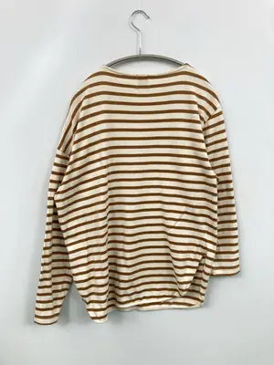 6/ロク/Tシャツ/カットソー/トップス/ブラウン/36