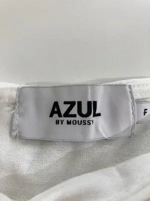 AZUL by MOUSSY/アズールバイマウジー/Tシャツ/カットソー/トップス/ホワイト/F