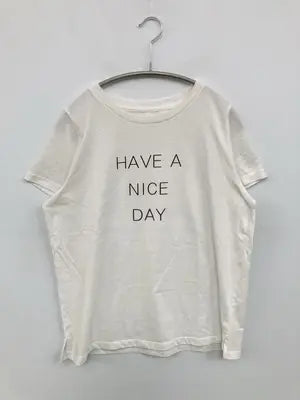 Tシャツ/カットソー/トップス/ホワイト/L