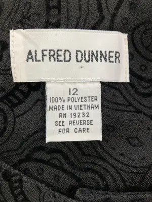 ALFRED DUNNER/アルフレッドダナー/ノーカラージャケット/ジャケット/アウター/ブラック/12