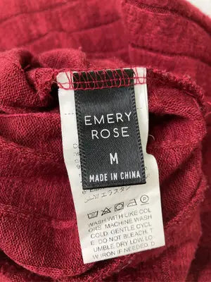 EMERY ROSE/ニット/セーター/トップス/レッド/M