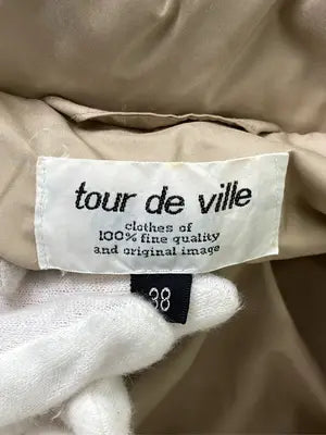tour de ville/ダウンジャケット/コート/ジャケット/アウター/ベージュ/38