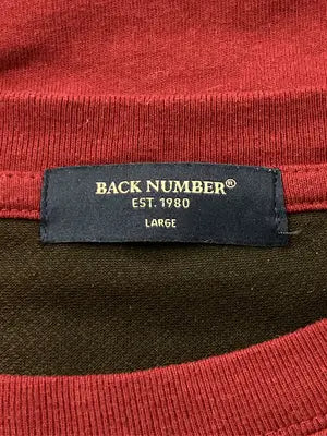 BACK NUMBER/バックナンバー/スウェット/トップス/レッド/L