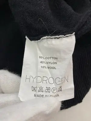 HYDROGEN/ハイドロゲン/ニット/セーター/トップス/ブラック/M