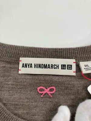 ANYA HINDMARCH/ニット/セーター/トップス/ブラウン/3XL