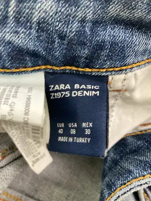 ZARA BASIC/ザラベーシック/デニムパンツ/パンツ/ブルー/USA 08