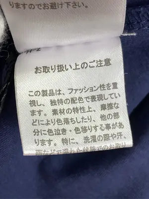 clear/クリア/Tシャツ/カットソー/トップス/ネイビー/F