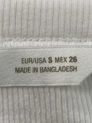 ZARA/ザラ/Tシャツ/カットソー/トップス/ホワイト/USA S
