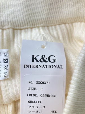 K&G/その他パンツ/パンツ/アイボリー/F