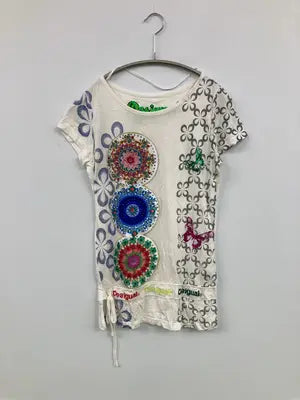 Desigual/デシグアル/Tシャツ/カットソー/トップス/ブラック/EUR XS