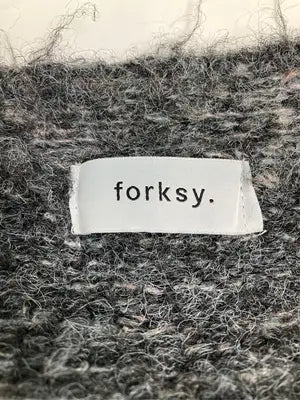 forksy./フォルクシー/カーディガン/ボレロ/トップス/グレー/F