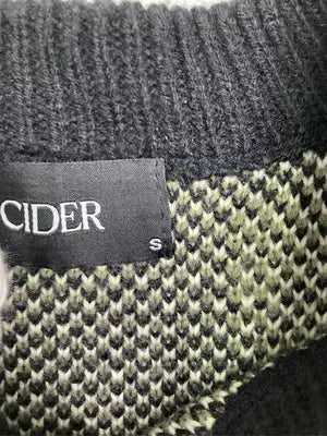CIDER/サイダー/ニット/セーター/トップス/ブラック/S