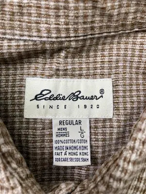 Eddie Bauer/エディーバウアー/シャツ/ブラウス/トップス/ブラウン/L