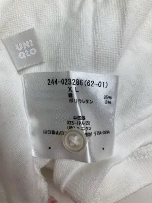 UNIQLO/ユニクロ/ポロシャツ/トップス/ホワイト/XL