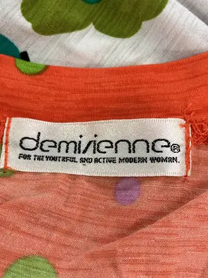 demisienne/Tシャツ/カットソー/トップス/レッド/LL
