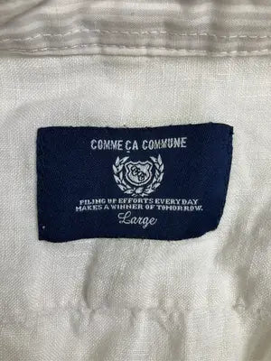 COMME CA COMMUNE/コムサコミューン/シャツ/ブラウス/トップス/アイボリー/Large