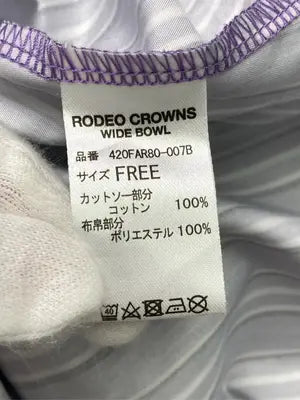 RODEO CROWNS/ロデオクラウンズ/Tシャツ/カットソー/トップス/パープル/FREE