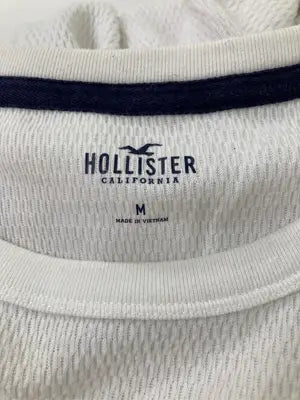 HOLLISTER/ホリスター/Tシャツ/カットソー/トップス/ホワイト/M