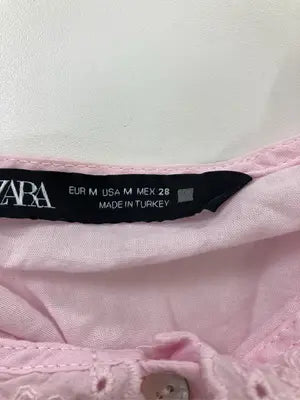 ZARA/ザラ/シャツ/ブラウス/トップス/ピンク/EUR M/USA M/MEX 28