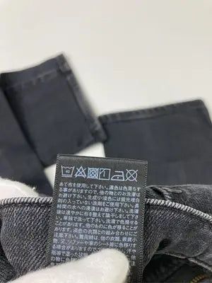 UNIQLO JEANS/ユニクロジーンズ/デニムパンツ/パンツ/ブラック/25(63.5cm)
