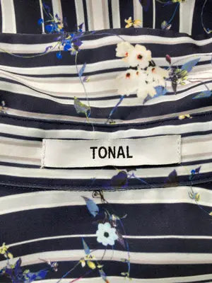TONAL/シャツワンピース/ワンピース/ドレス/ネイビー/38
