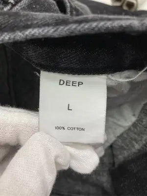 DEEP JEANS/デニムパンツ/パンツ/ブラック/L