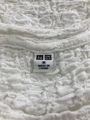 UNIQLO/ユニクロ/Tシャツ/カットソー/トップス/ホワイト/M