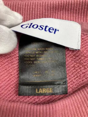 gloster/グロスター/スウェット/トップス/ピンク/LARGE