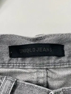UNIQLO JEANS/ユニクロジーンズ/デニムパンツ/パンツ/グレー/26(66cm)