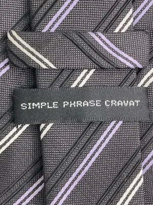 SIMPLE PHRASE CRAVAT/ネクタイ/ファッション雑貨/ブラック