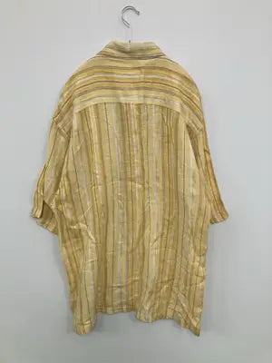 LORENIER/シャツ/ブラウス/トップス/イエロー/XL