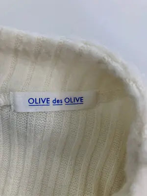 OLIVE des OLIVE/オリーブデオリーブ/ニット/セーター/トップス/アイボリー/M