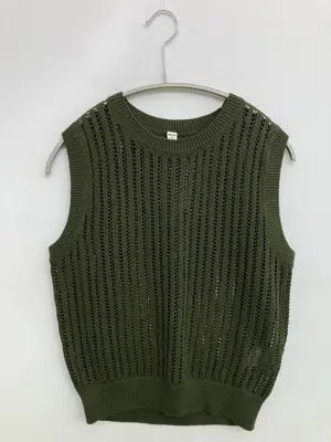 UNIQLO/ユニクロ/ベスト/トップス/グリーン/M