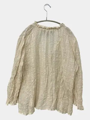 ZARA/ザラ/シャツ/ブラウス/トップス/アイボリー/USA M