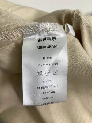 MINAGRAM/その他パンツ/パンツ/ベージュ