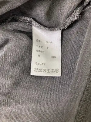 MN.L/エムエヌエル/Tシャツ/カットソー/トップス/グレー/F