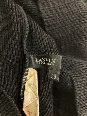 LANVIN/ランバン/シャツ/ブラウス/トップス/ブラック/38