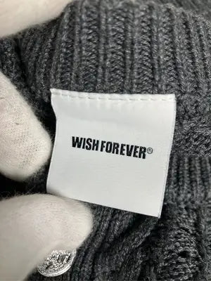 WISH FOREVER/ウィッシュフォーエバー/ニット/セーター/トップス/グレー/S