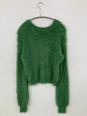 clear/クリア/カーディガン/ボレロ/トップス/グリーン/F