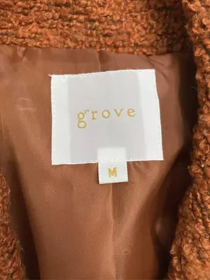 grove/グローブ/チェスターコート/ジャケット/アウター/ブラウン/M