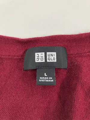 UNIQLO/ユニクロ/ニット/セーター/トップス/レッド/L