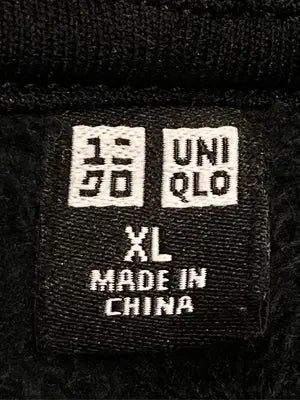 UNIQLO/ユニクロ/パーカー/トップス/ブラック/XL