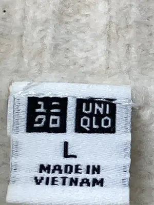 UNIQLO/ユニクロ/ニット/セーター/トップス/ベージュ/L