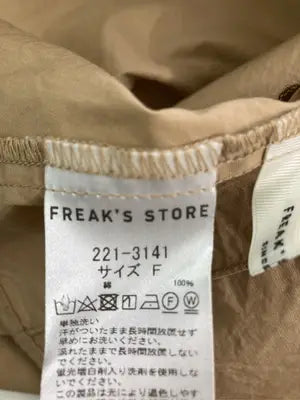 FREAK'S STORE/フリークスストア/シャツワンピース/ワンピース/ドレス/ベージュ/F