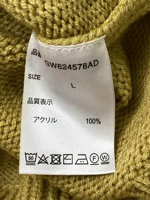 GLOBAL WORK/グローバルワーク/ニット/セーター/トップス/イエロー/L