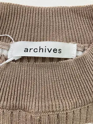 archives/アルシーヴ/ニット/セーター/トップス/ベージュ/M