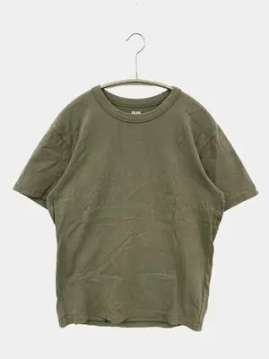 UNIQLO/ユニクロ/Tシャツ/カットソー/トップス/カーキ/S