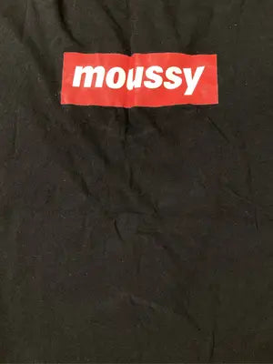 MOUSSY/マウジー/Tシャツ/カットソー/トップス/ブラック/FREE