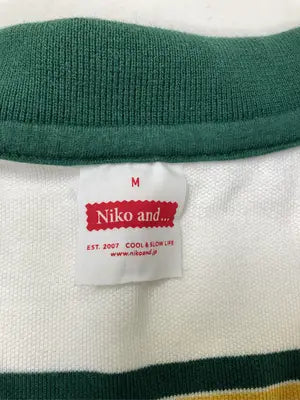 NIKO AND...JEANS/ニコアンドジーンズ/ポロシャツ/トップス/ホワイト/M