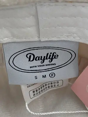 Daylife/デイライフ/バケットハット/帽子/アイボリー/F